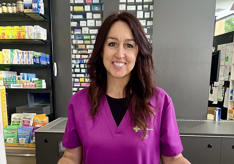Laura, técnico de farmacia.