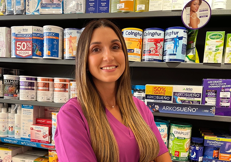 Marta, técnico de farmacia.